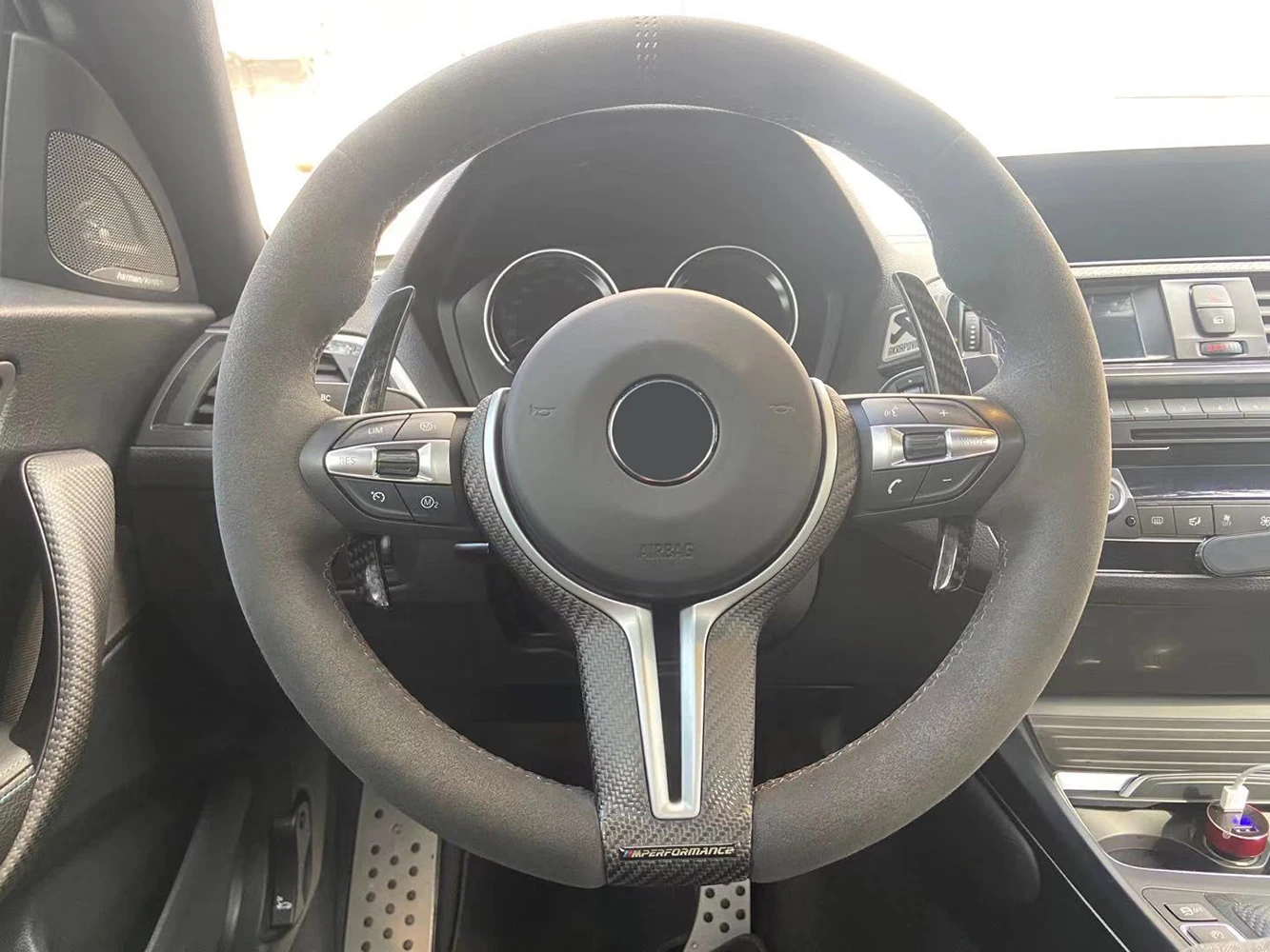 Replacement Carbon Fiber Steering Wheel Paddle Shift For BMW M2 M3 M4 M5 M6 X5M X6M