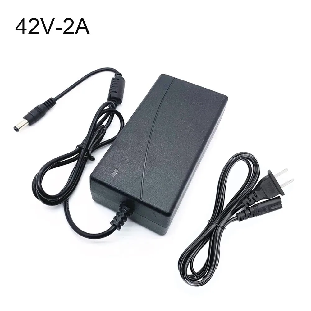 42V 2A Electric Scooter Battery Charger Power Adapter Charging Cord For 36V Lithium Battery Electric Bike Accessories For M365