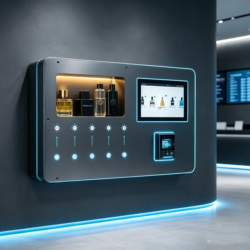 Smart Perfume Vending Machine for Outdoor Bussiness Perfume Dispenser Vending Machine Perfume Spray Vending Machine Customized