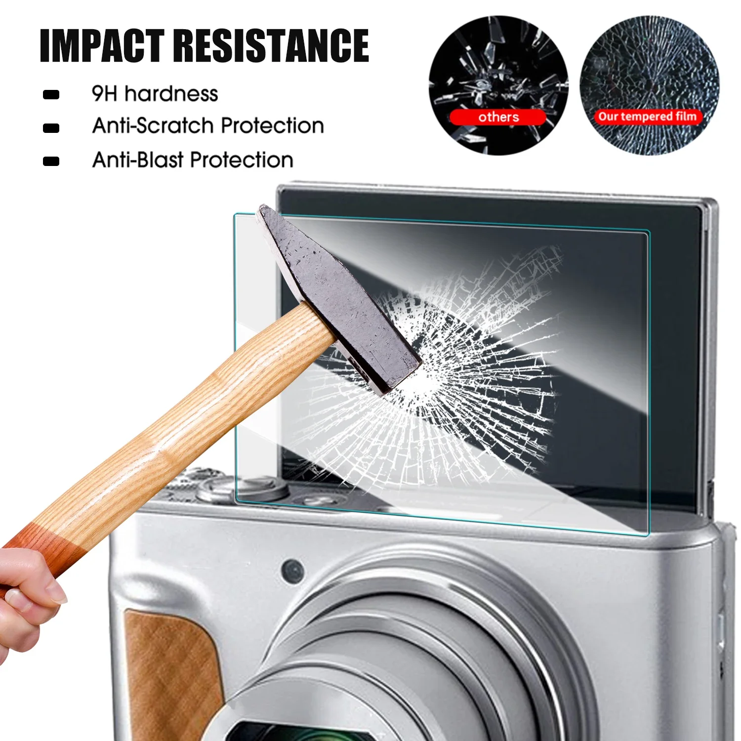 For CANON SX740 SX730 Video Cameras Screen Protector Cover HD Clear Anti Scratch Tempered Glass Protective Films Accessories