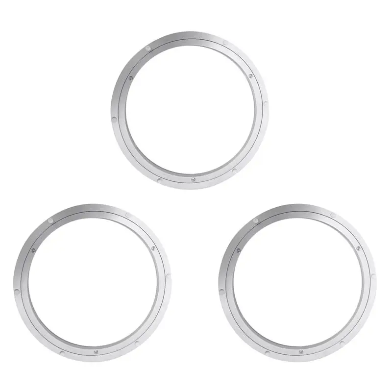 

ABUL-3X Алюминиевая вращающаяся поворотная платформа-подшипник 12 дюймов, серебристая