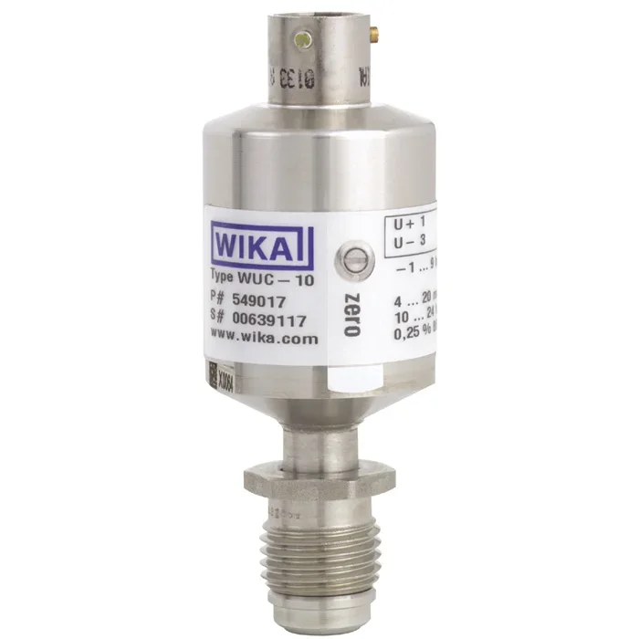 Wika WUC-10, WUC-15, WUC-16 Druktransmitter/Druksensor/Druk Transducer