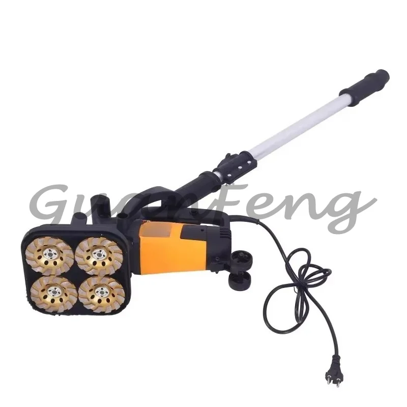 Handheld Rough Wall Planer, Dust-free Concrete Cement Floor Scarifier, Wall Putty Plaster Renovation Machine