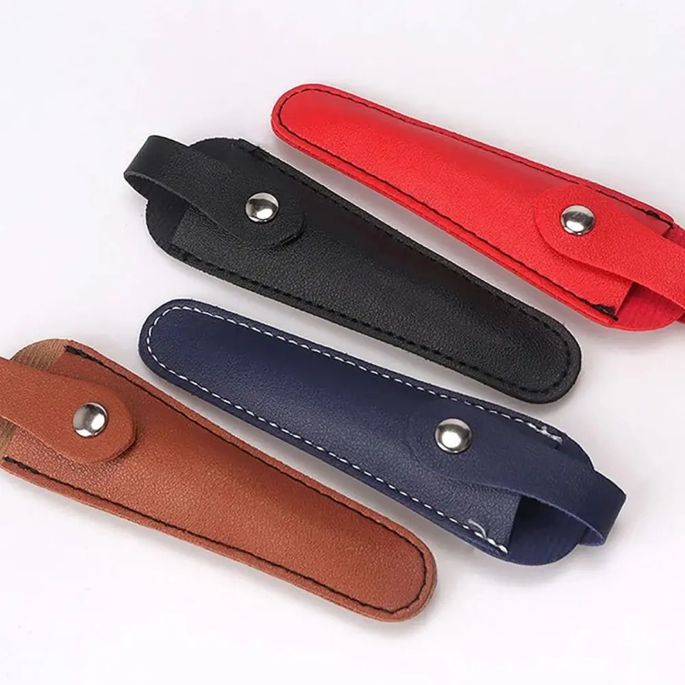 PU Leather Leather Scissor Case Safety Sheath Universal Hairdressing Scissor Holder Protective Hairdressers Tools Bag Barber