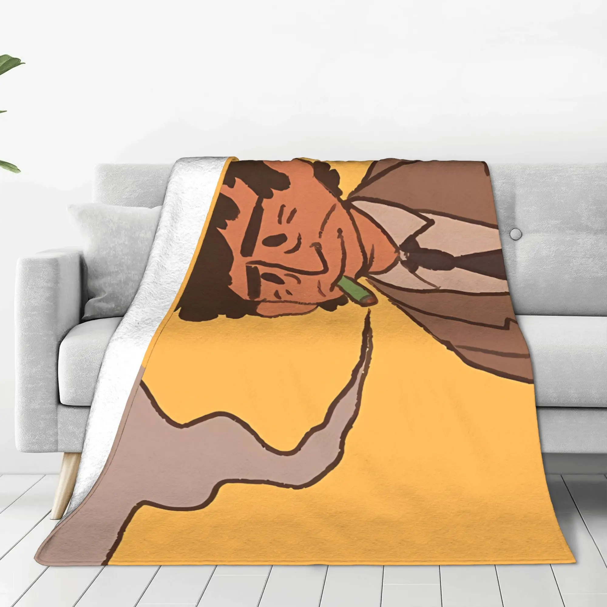 1PC Home Cutecore Oh And Just One More Thing Columbo Blanket Super Cosy Plush Home Living Room Sofa Halloween