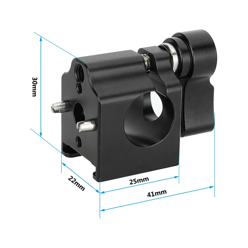 Camvate ที่ยึดแบบก้านเดี่ยว15มม. พร้อมที่ยึดรองเท้า1/4 "-20ตัวผู้ป้องกันการบิดสำหรับไมโครโฟนกรงสำหรับกล้องมอนิเตอร์ตัวรองรับ15มม.