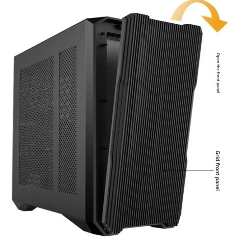 Multi hard drive server chassis E-ATX motherboard supports 360 degree water cooling