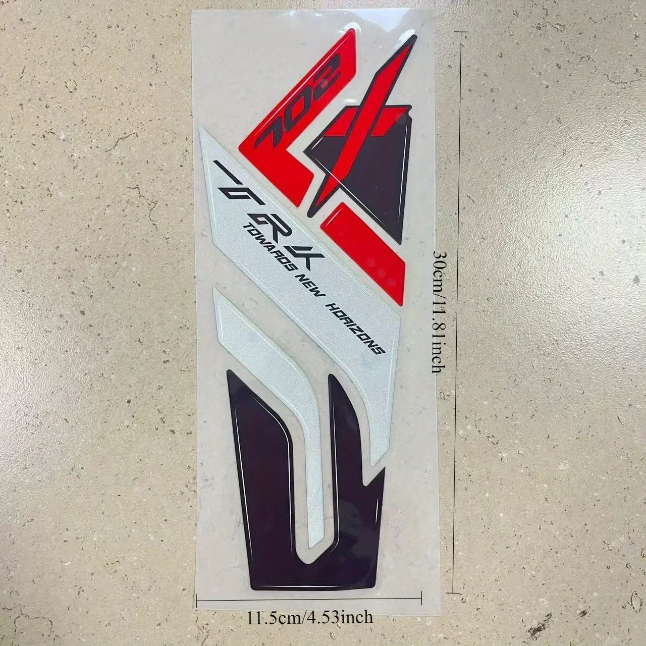 1SET Dynamic CRF 702 Sticker - Removable Decorative Decal, Sporty Vibe for Motorcycles, Bicycles & Helmets