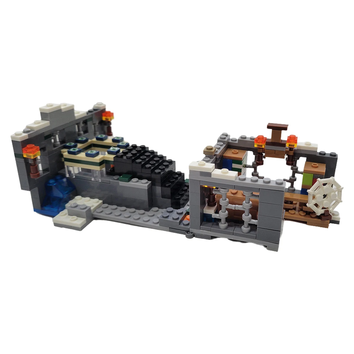 

Набор строительных блоков Game Bricks, совместимый с 21124, модель Портала конца, конструктор, игрушки, серия My Pixel World