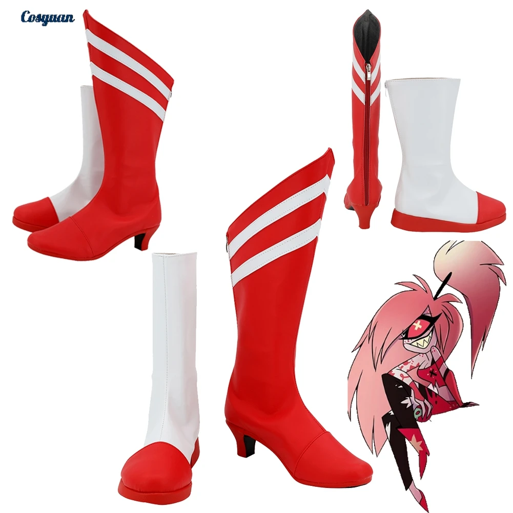 

TV Hell Inn Косплей Cherri красные туфли из искусственной кожи аксессуары для костюмов вечерние маскировка для женщин Хэллоуин фантазия женская обувь