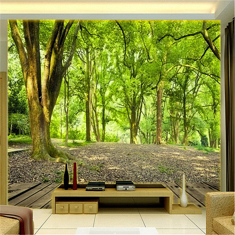 Large 3D Photo Wallpaper Nature Landscape Wall Paper 3D Living Room Bedroom TV Sofa Backdrop Mural Wallpaper 3D Wall Covering