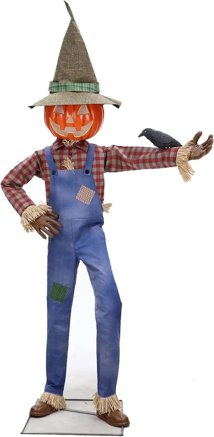 Costumes Animated Whimsical Pumpkin Scarecrow Halloween Decoration Standard