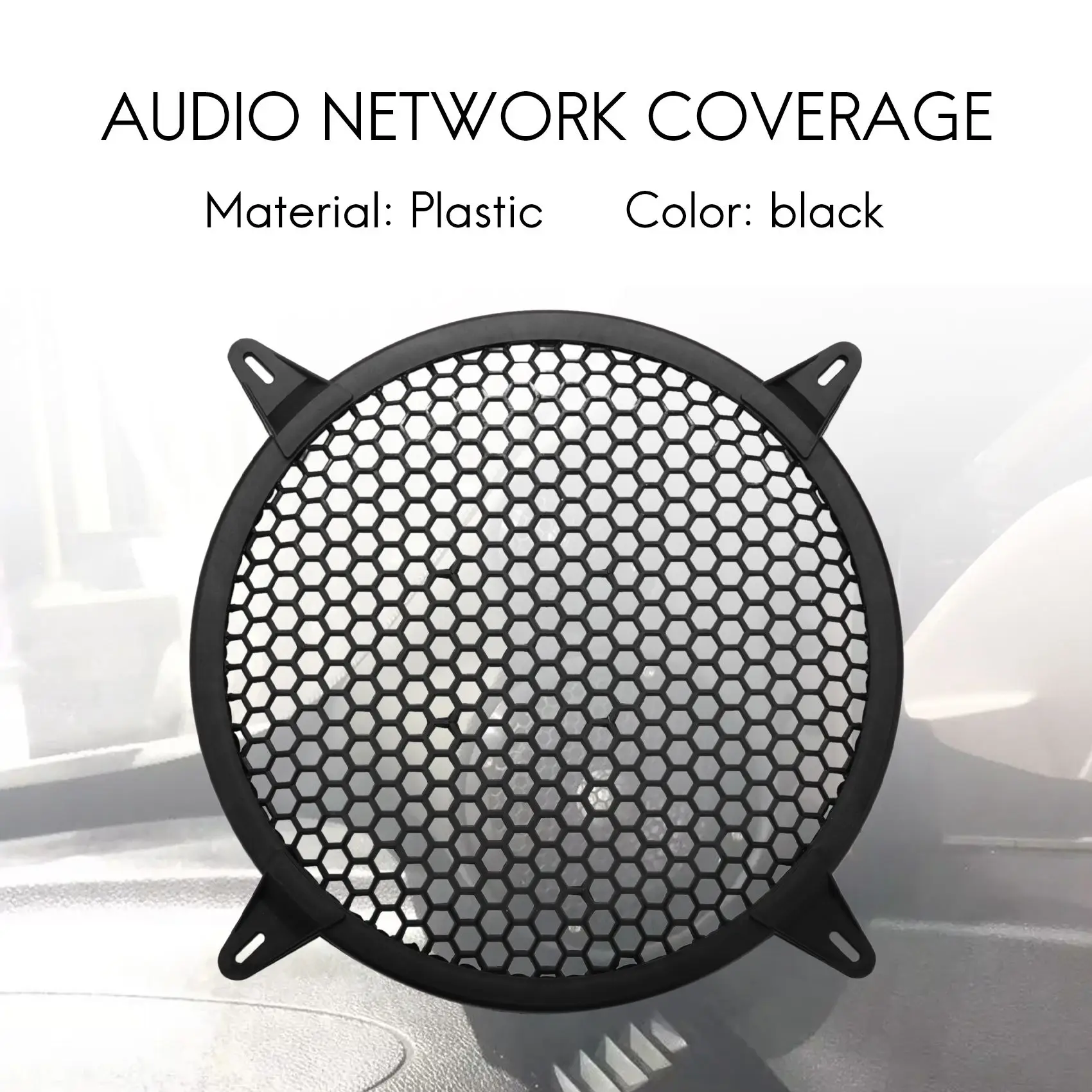 Subwoofer Grid Car Speaker amplificatore Grill Cover Mesh - 10 pollici