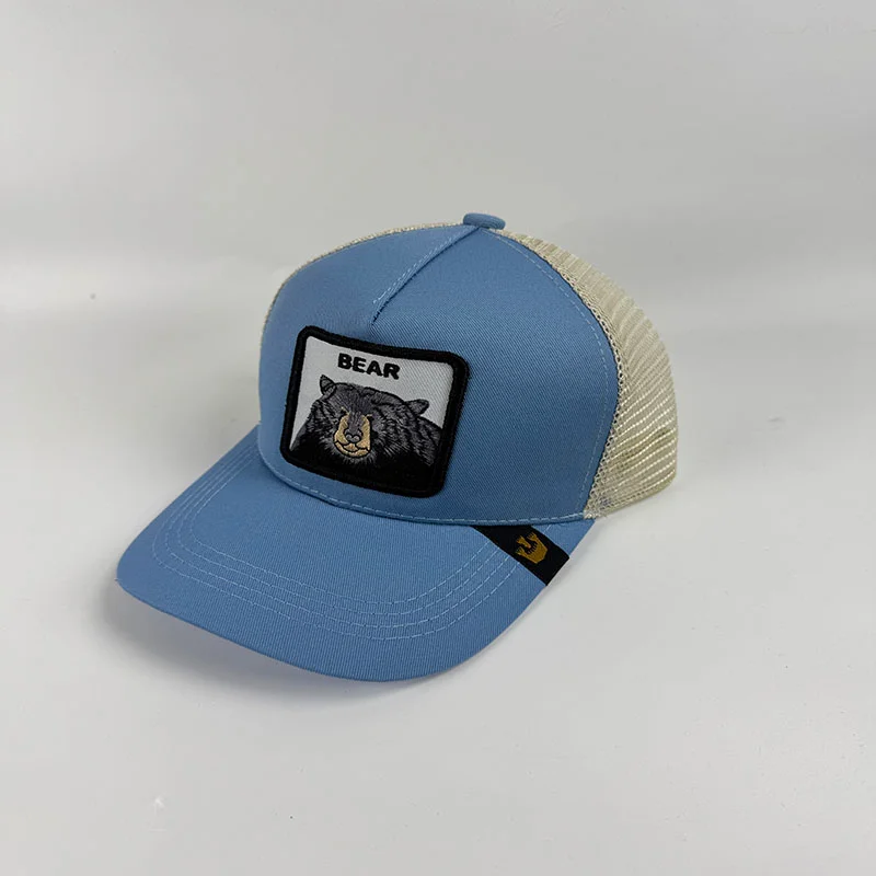 

Goorin Bros The Original Trucker The Cougar Bear Blue Giraffe Mens Winter Caps Soft Cap Baseball Cap Animals Black Hat Caps