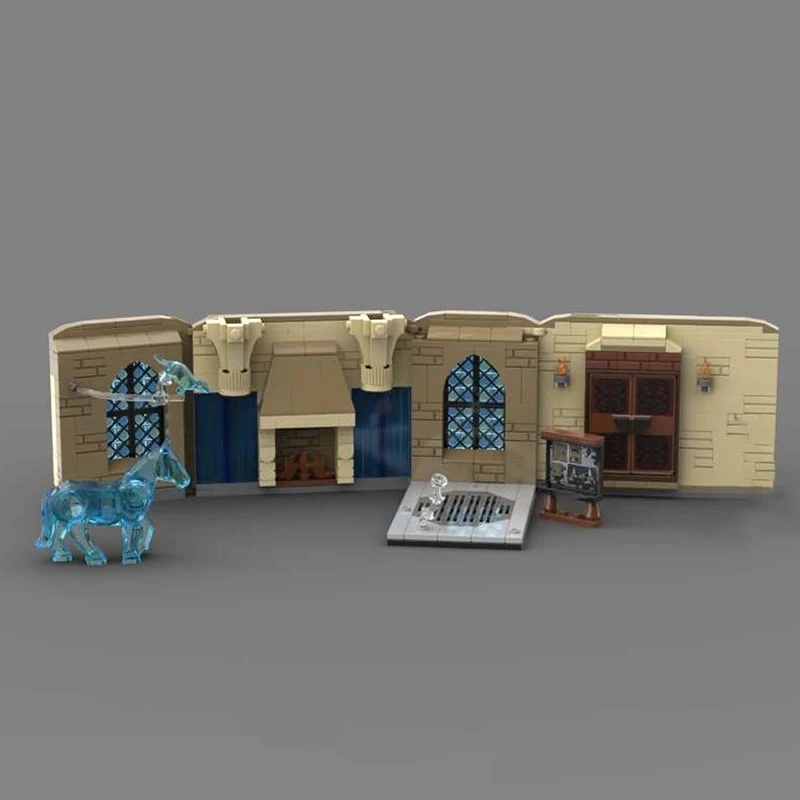 نموذج الفيلم الشعبي Moc بنة معالجات القلعة وحدات بناء نموذج التكنولوجيا الطوب لتقوم بها بنفسك تجميع لعبة عطلة مجموعة الهدايا