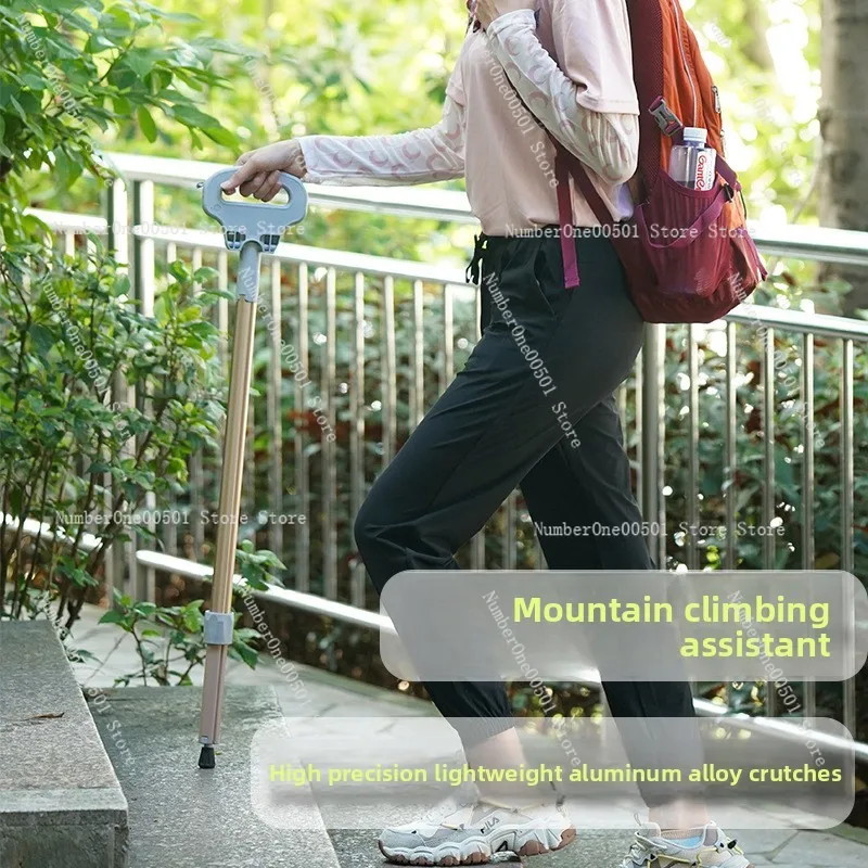 

Multifunctional Outdoor Folding Aluminum Alloy Trekking Pole