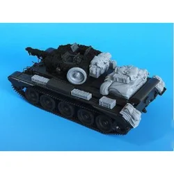 1:35 Scale Resin Die-casting Armored Vehicle Parts Modification Does Not Include The Unpainted Model of The Car