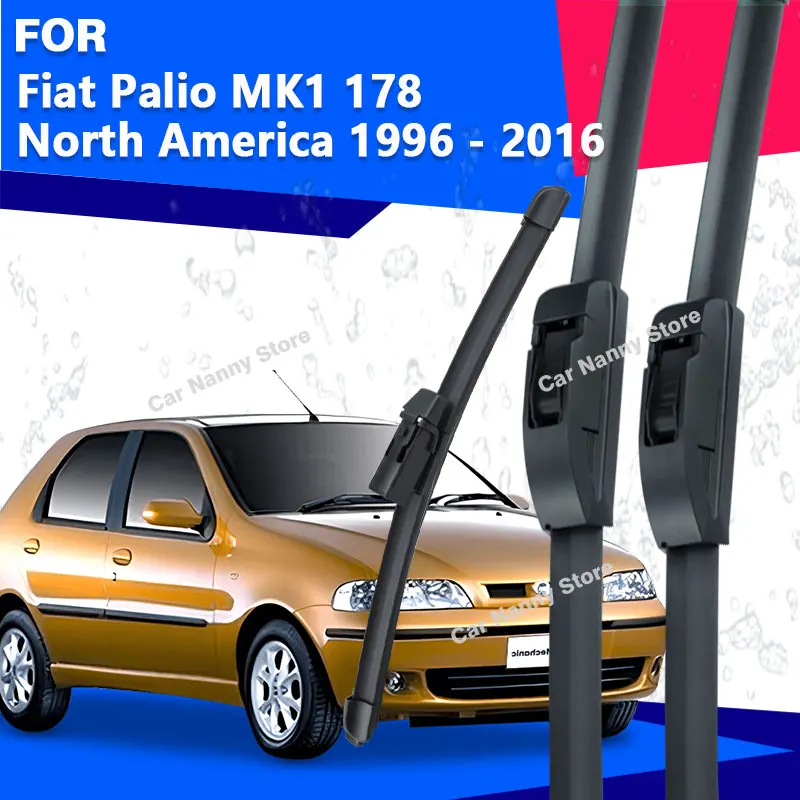 

Для Fiat Palio MK1 178 (Северная Америка) 1996 - 2016: Передние и задние щетки стеклоочистителя, аксессуары для лобового стекла, автомобильные дворники 2015, 2014, 2013, 2012
