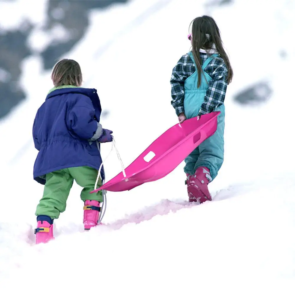 Winterrodelslee Trekt Touwen Voor Buitenactiviteiten Zandboarden Kinderen