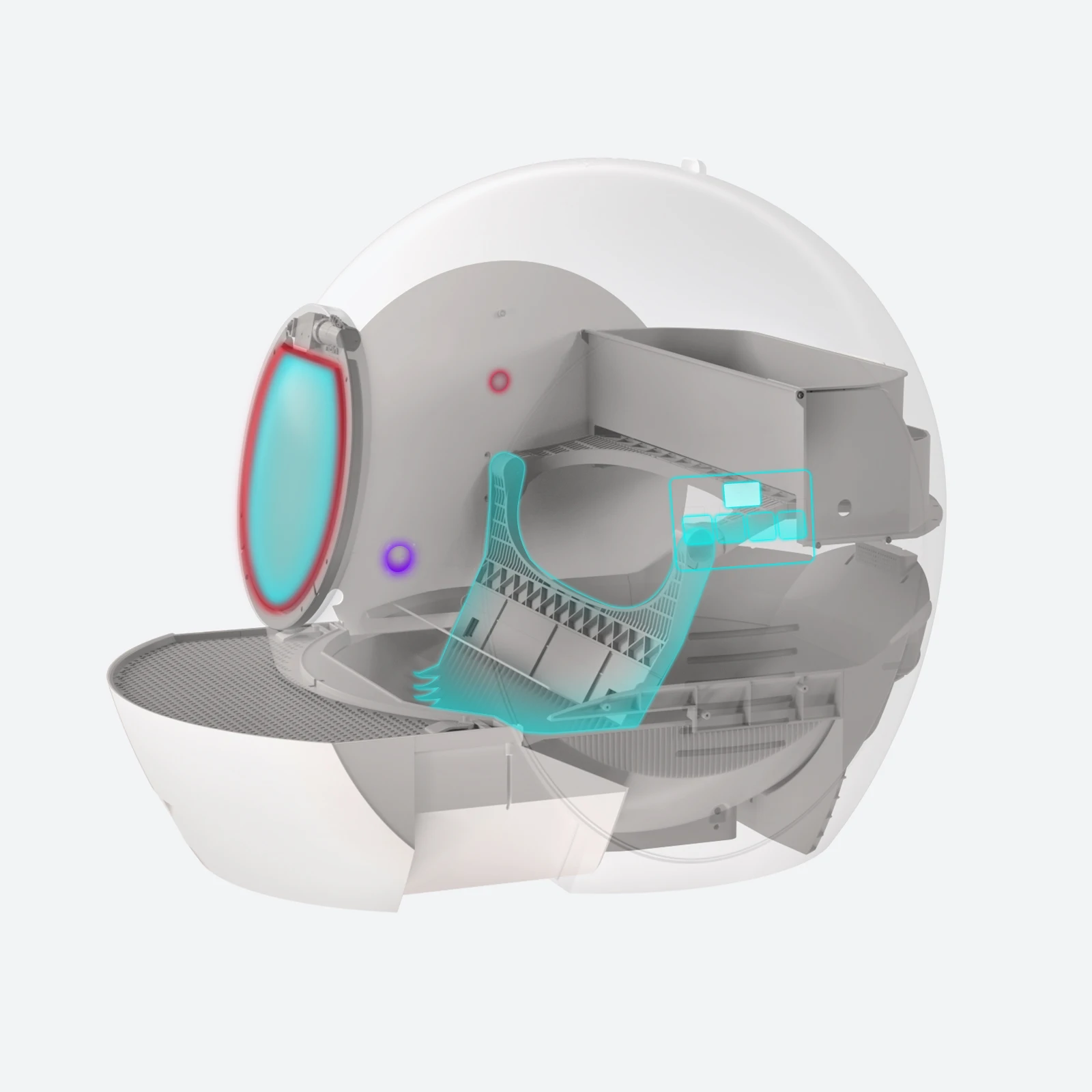 Smart Cat Toile-New Design Automatic Self-Cleaning Cat  Box with No Scoop Feature Cat  & Accessories