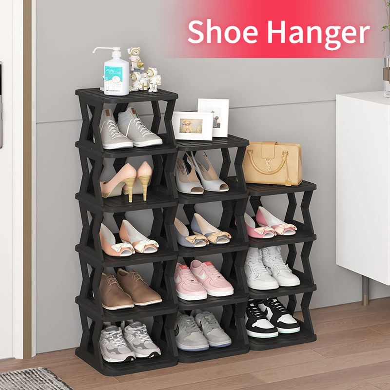 

Shoe Shelf Multi-layer Home Door Strong Narrow Small Gap Into The Door Shoe Cabinet Multi-functional Shoe Storage Rack