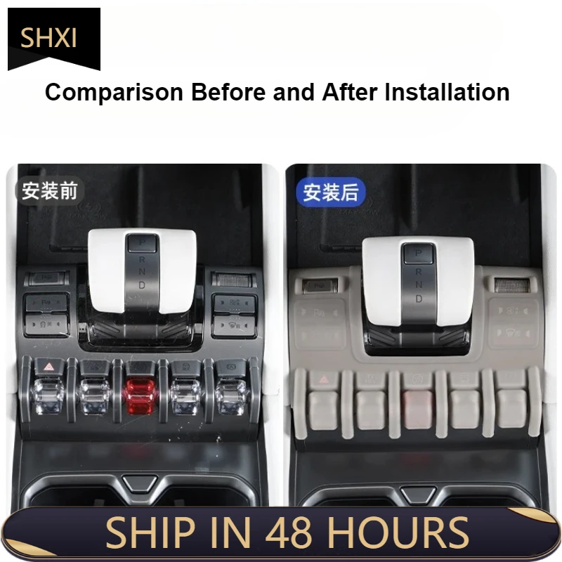 Good Quality NewGood Quality New Gear Shift Button Sililone Pad Anti-scratch Center Console Panel Protective Mat For BYD Equatio