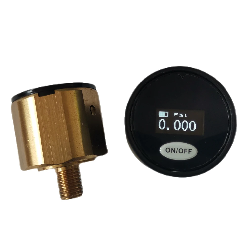 28mm Diameter Digital Air Pressure Gauge M8x1 M10X1 Manometer 4500PSI For Hatsan