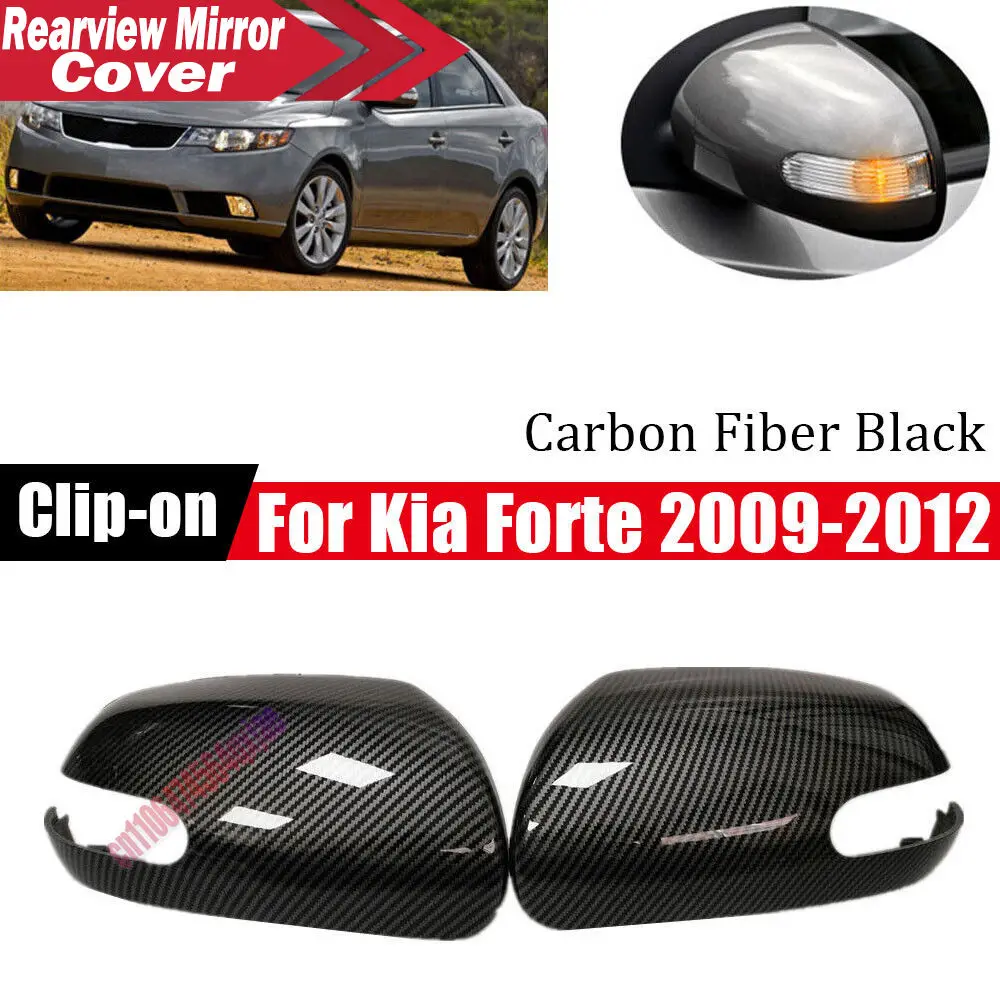 For KIA K3 Forte Cerato Ceed 1 2009-2013 Exterior Door Housing Trim Replacement ABS Car Rearview Side Mirror Cover Wing Cap