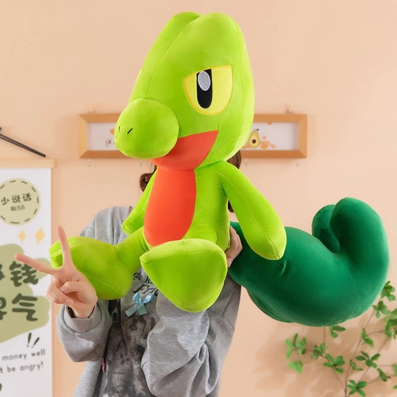 

35/60 см Treecko Pokemon плюшевые игрушки аниме кукла мультфильм лягушка большой Pokémon плюшевые кавайные мягкие игрушки подарок для детей на Рождество и день рождения