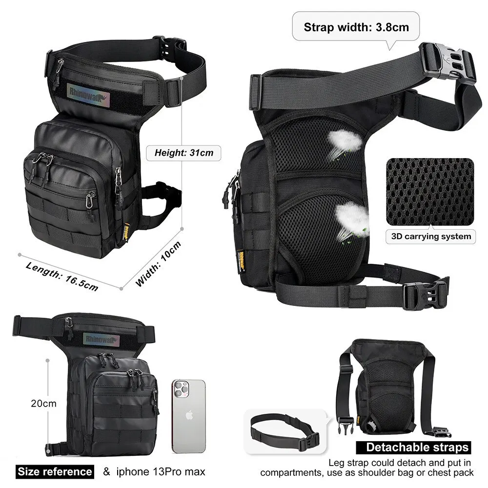 Leg Bag-Black -1 pc