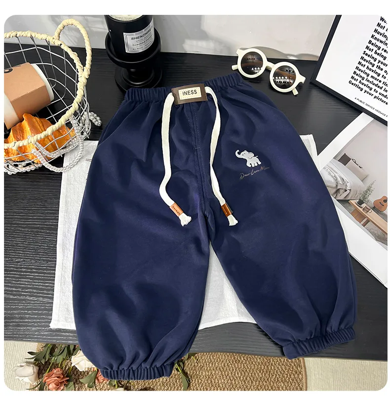 Baby Jungen Mädchen Jogginghosen Kinder Herbst Lange Hosen Kinder Frühling Sport Einfarbige Hosen Kleinkind Unterhosen – Detail 6