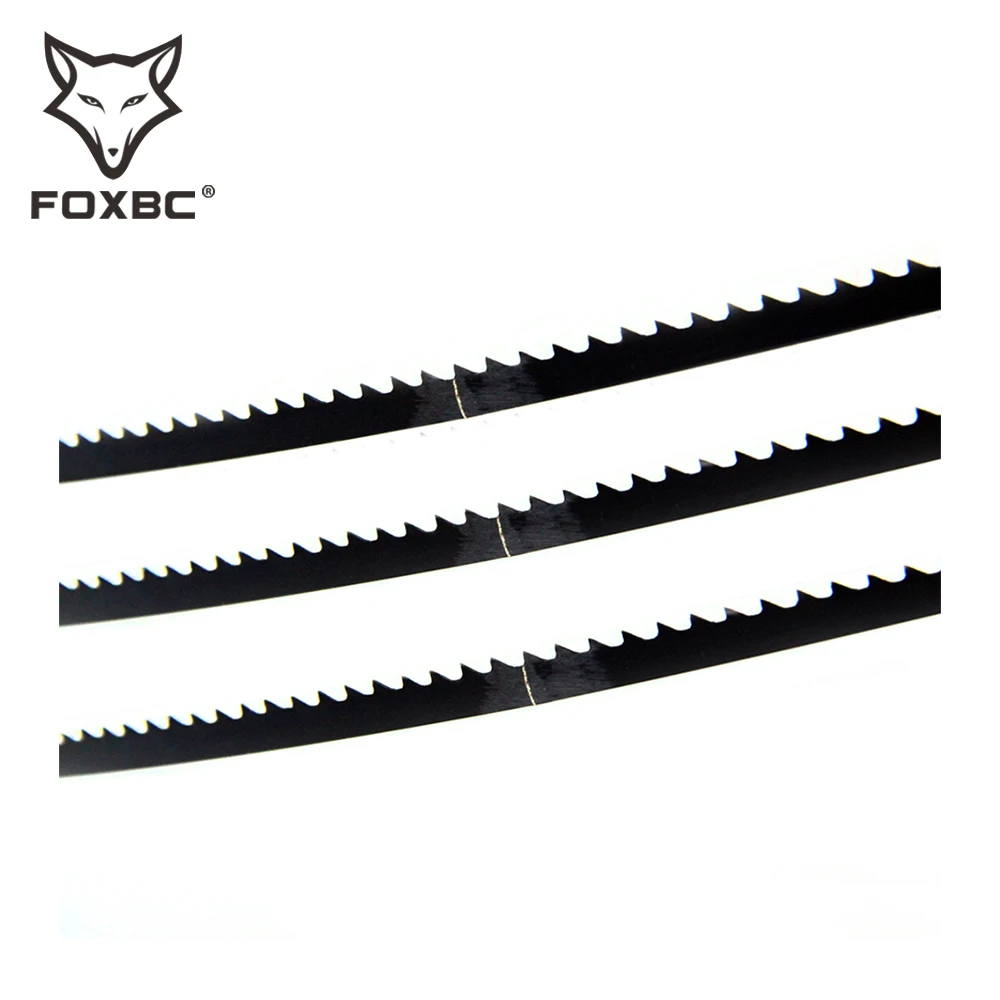 Lâminas de serra de precisão FOXBC, Meabo BAS 260 Swift, 6 TPI, 1712x12x0,36mm, Corte de madeira Plásticos, 3 unidades