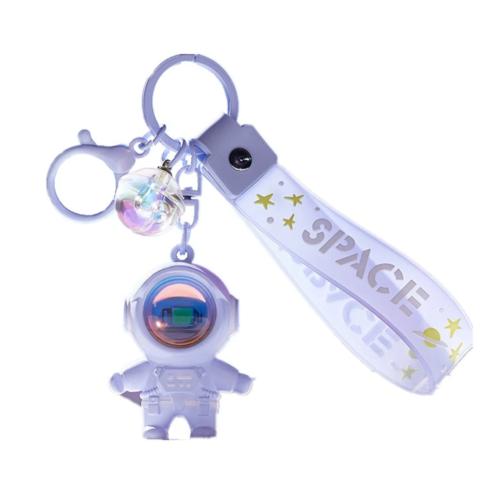 Cool Astronaut Kawaii Key Chain with Sunset Light Cute Keychain Pendant Car Keychains