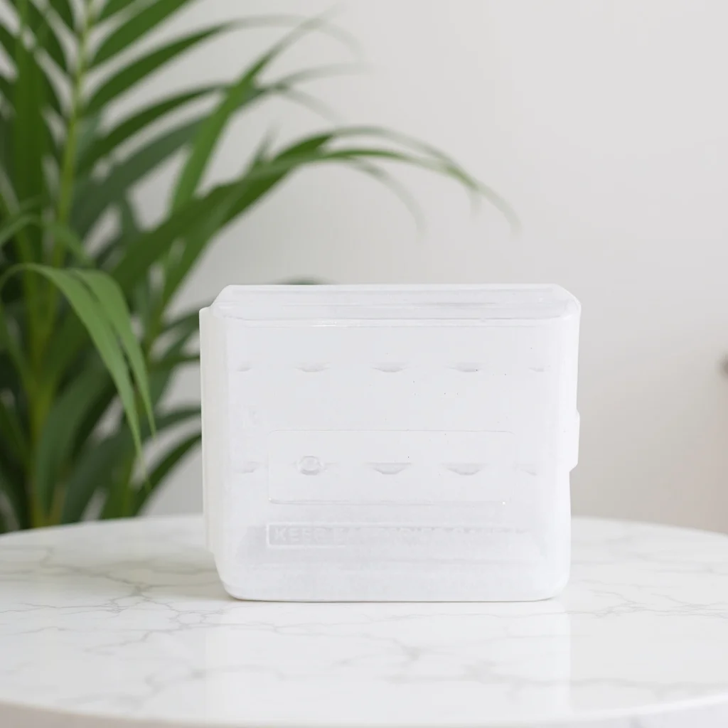 

Storage Box Clear Hard Plastic Protection Case Organizer Portable Lightweight Holder for 4 Aaa Batteries Travel