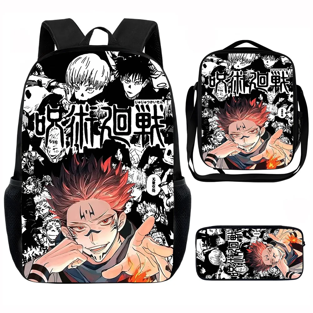 

Jujutsu Kaisen Itadori Yuji Gojo Satoru мультяшный рюкзак через плечо пенал сумка дорожный рюкзак подарки на день рождения