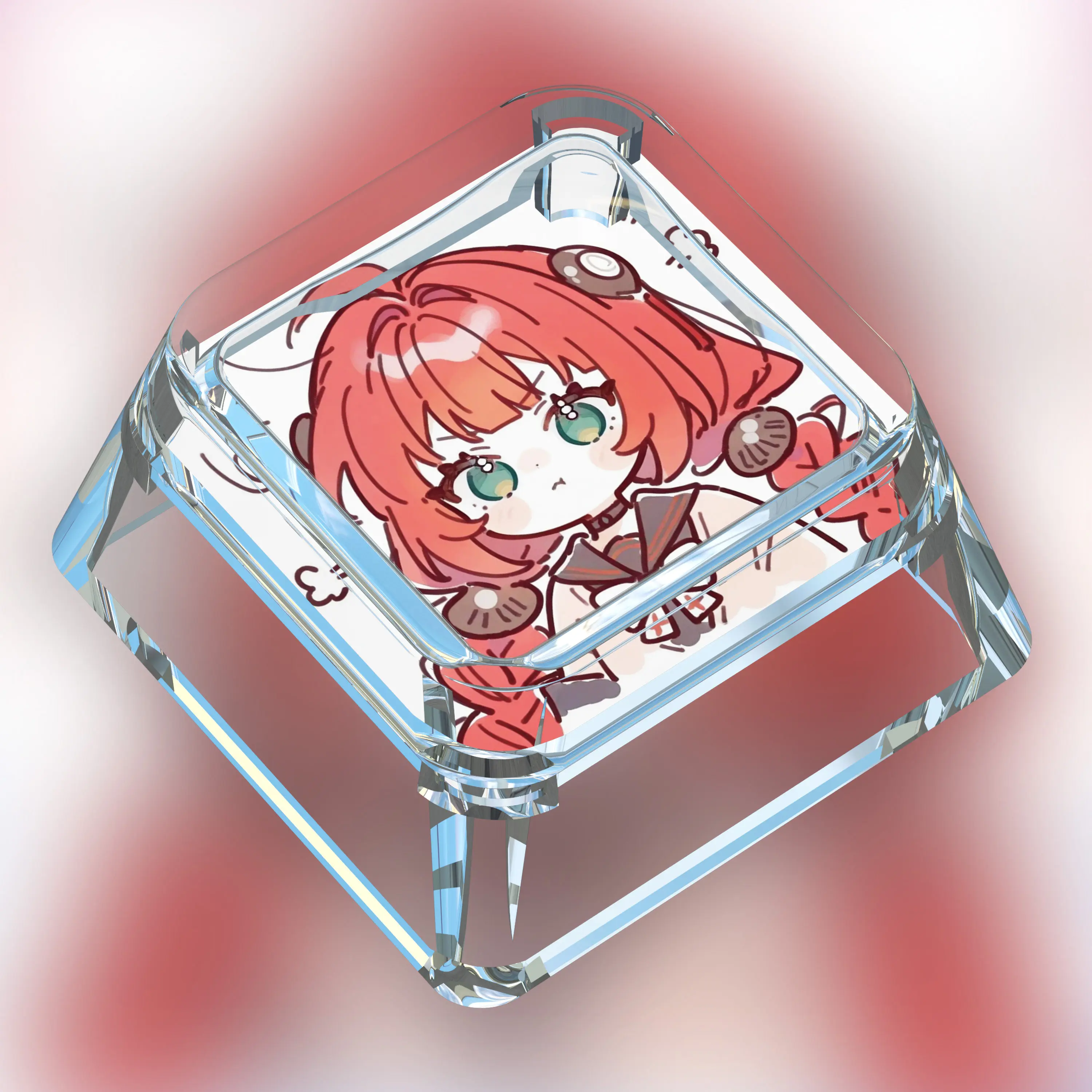 Diy Zenless Zone Zero Ukinami Yuzuha Mechanical Keyboard Keycaps Cross-Axis Mechanical Keyboard Pc Personalized Keycaps