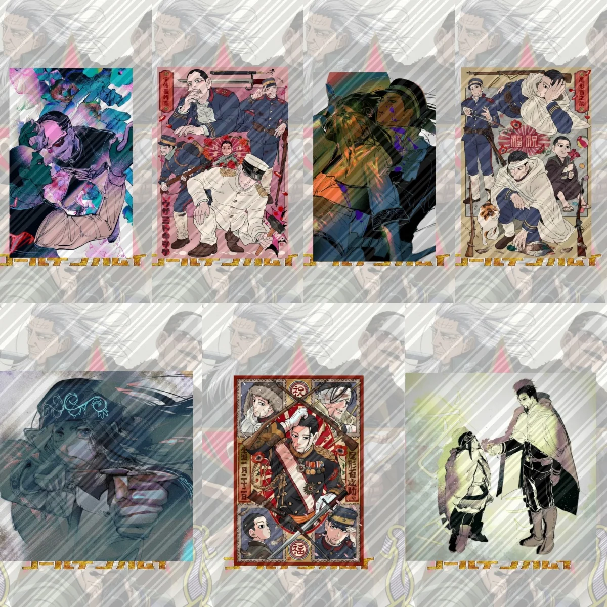 

15CM Charm Anime Golden Kamuy Acrylic Stand Model Cosplay Characters Ornament Accessories Goods Collection Gifts