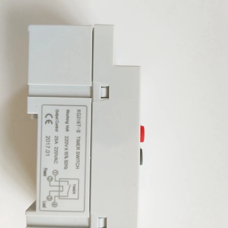 KG316T-II Din Rail Microcomputer Time Control Switch Time Control Timer AC 220V 25A DIGITAL TIMER SWITCH Relay Control