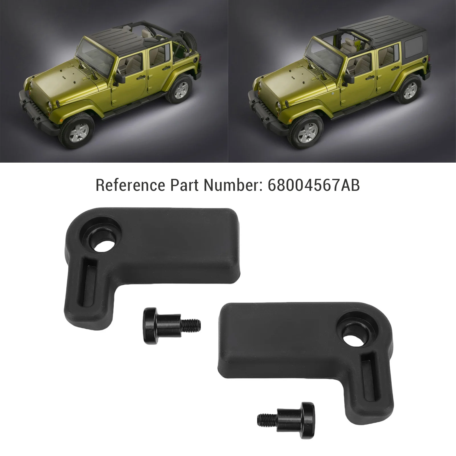 رافعة لوحة الجانب الأيمن الأيسر للسيارة 68004567AB لسيارة جيب رانجلر 07-17 SUV مغامرات الطرق الوعرة الصلبة لوحة دافئة رافعة السيارة الخارجية #3