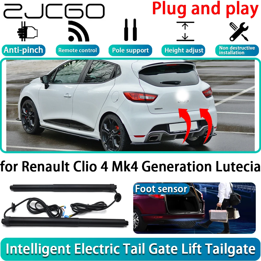 for Renault Clio 4 Mk4 Generation Lutecia Electric Powered Tailgate Power Liftgate Automatic Tailgate System With Foot Sensor