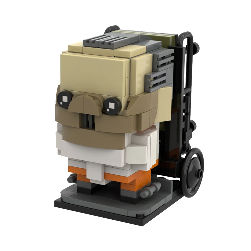 MOC Hannibal Lecter Brickheadz Movie Figures Model Bricks Silence of The Lambs American Drama Building Block Children's Toy Gift