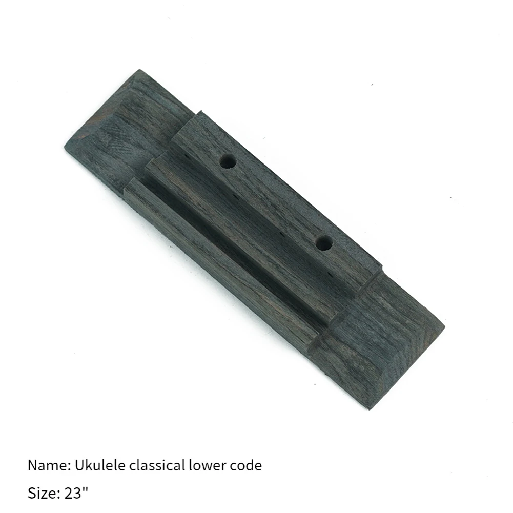 อุปกรณ์เสริมสะพานอูคูเลเล่ Rosewood สะพานอูคูเลเล่ คุณภาพเสียงที่เหมาะสมที่สุด วัสดุไม้ชิงชัน การซ่อมแซมอูคูเลเล่โทนสีอบอุ่นและอุดมไปด้วย