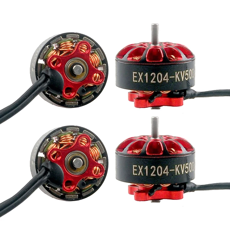 

HappyModel EX1204 6500KV 2-3S 5000KV 2-4S бесщеточный двигатель 1,5 мм вал для FPV гоночного дрона 3-дюймовая зубочистка