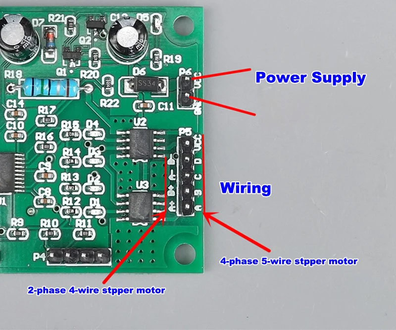 DC 5-12V Stepper Motor Driver Controller Multifunction Motor Speed Controller Module For 2-phase 4-wire 4phase 5-wire Step Motor