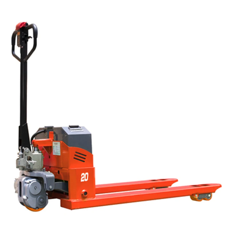 

Hot Sale 2000kg 3t Longer Motor Life Lithium Battery Electric Pallet Truck Adjustable Fork Pallet Jack Semi Electric Lift Truck