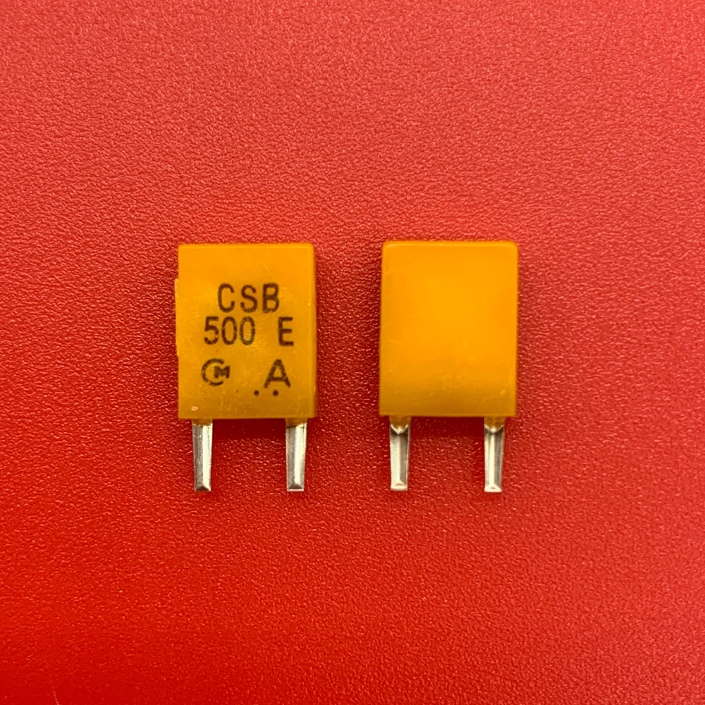 50PCS/ Murata ceramic crystal oscillator CSBLA500KEC8-BO CSB500E 500KHZ 500K in-line resonance two feet