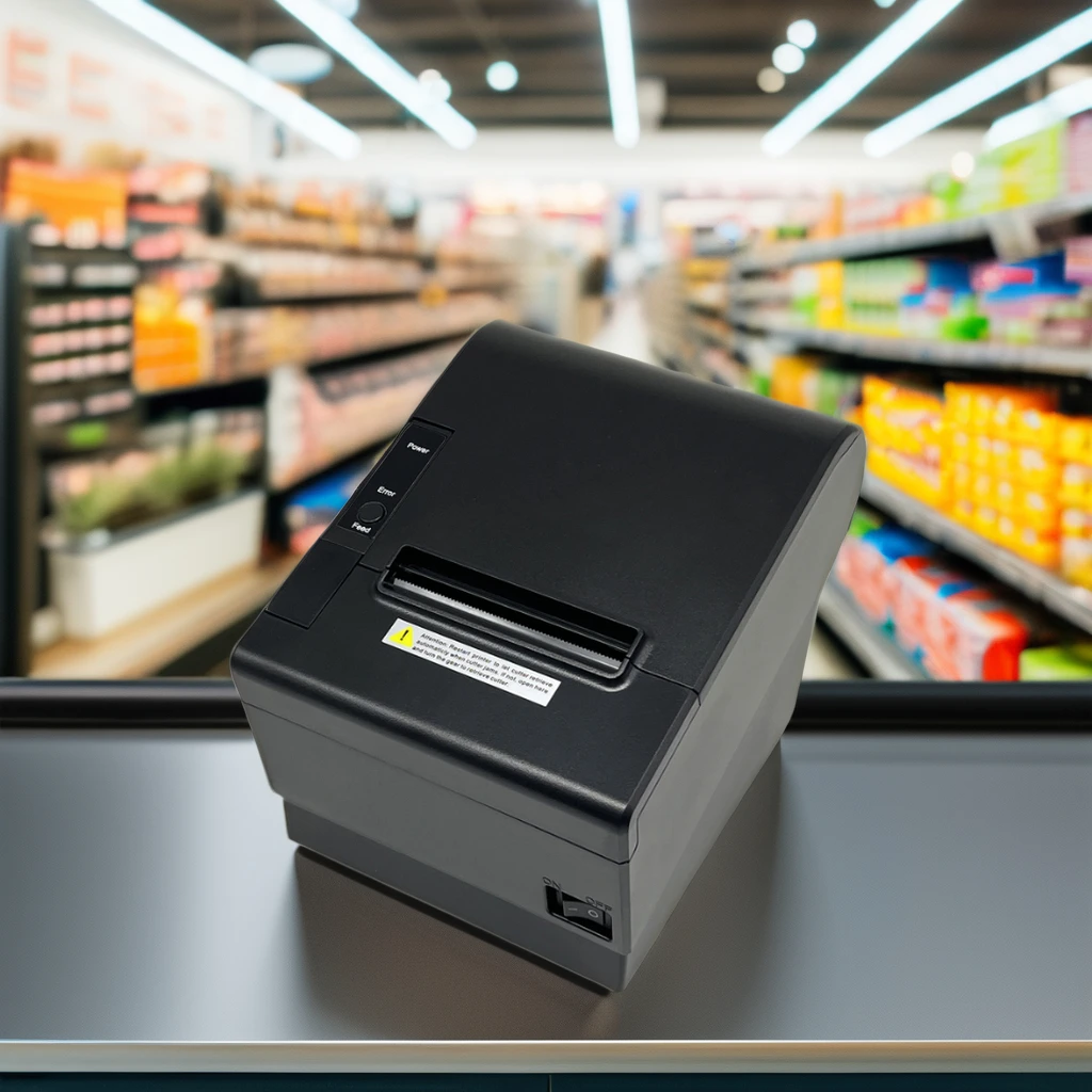 رخيصة 3 بوصة سطح المكتب الحراري POS طابعة الإيصالات بلوتوث 250 مللي متر/ثانية الطباعة الحرارية المباشرة المطبخ الباركود وتهميت الأسهم #1