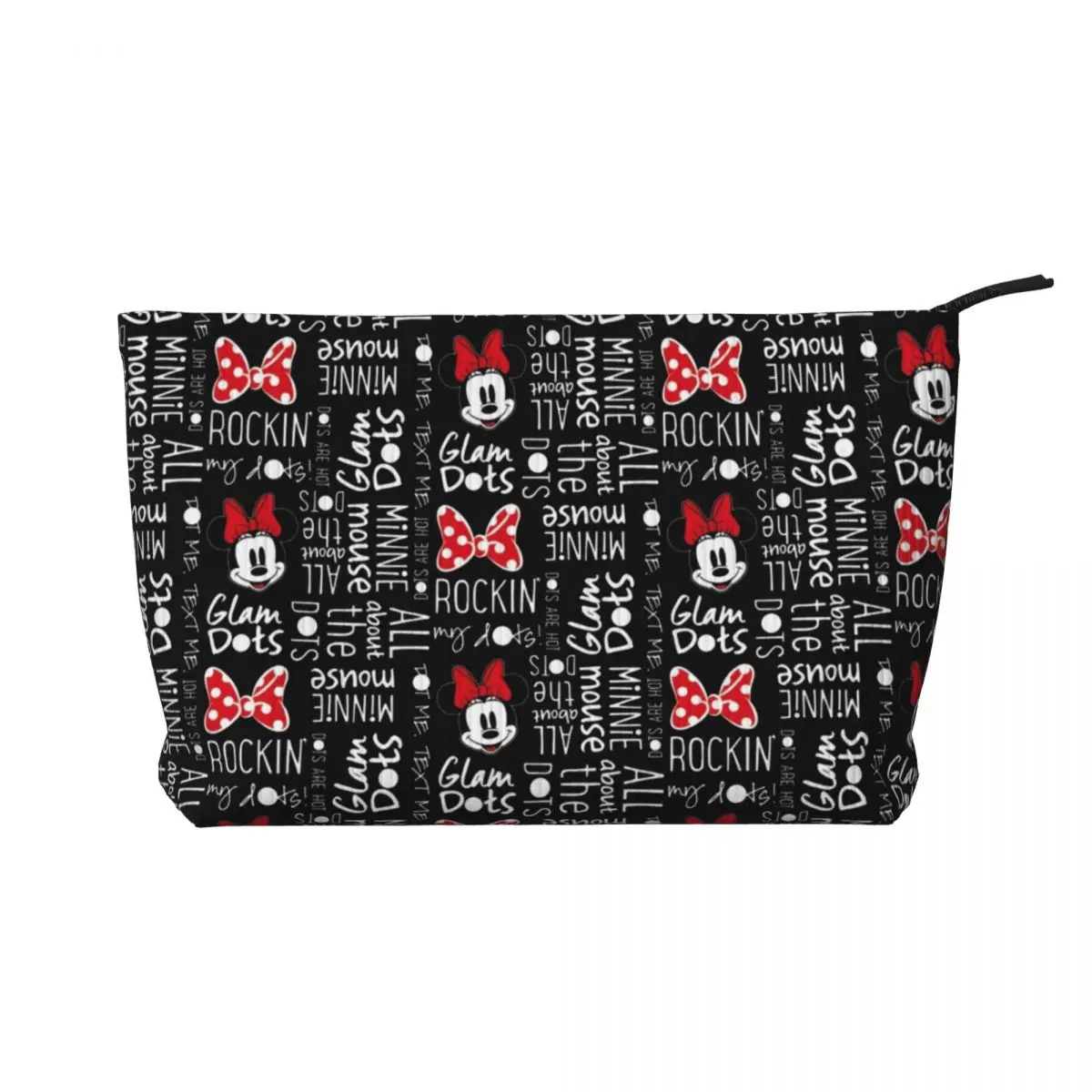 Custom Mickey Mouse Cosmetic Bag Women Cute Large Capacity Makeup Case Beauty Storage Toiletry Bags