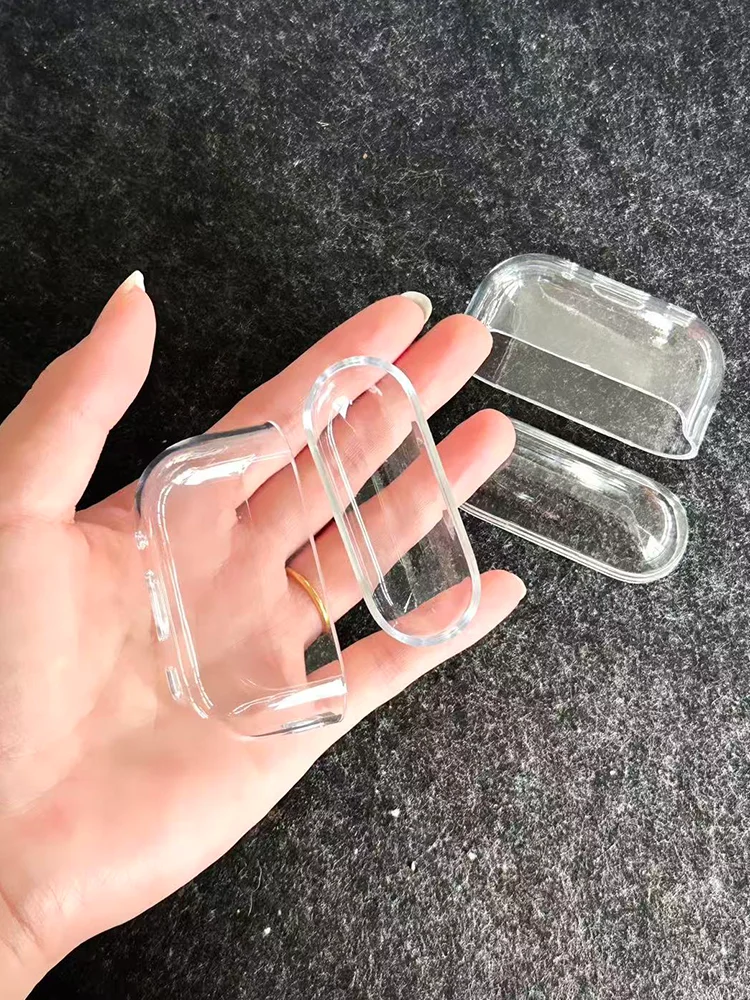 حافظات سماعات أذن شفافة جديدة لأجهزة Airpods 4 /2 /3 حافظة سماعات الرأس حافظة واقية لأجهزة Apple Airpods Pro 2 Airpods