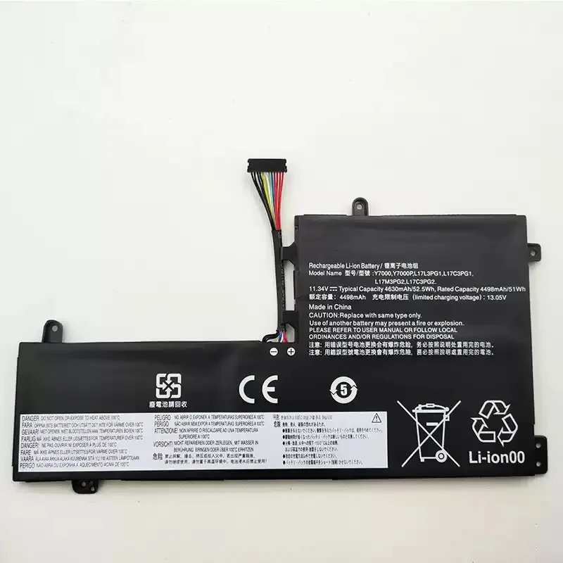 

L17L3PG1 L17C3PG2 Laptop Battery For Lenovo Legion Y530 Y530-15ICH Y730-15ICH Y7000 Y7000P 57Wh L17C3PG1 L17M3PG2